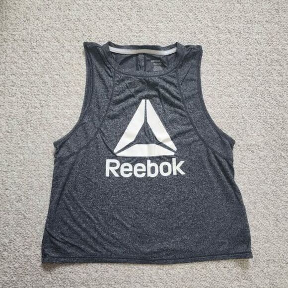 Reebok Tops - Reebok Grey Activewear Open Back Tank Top Women's Medium